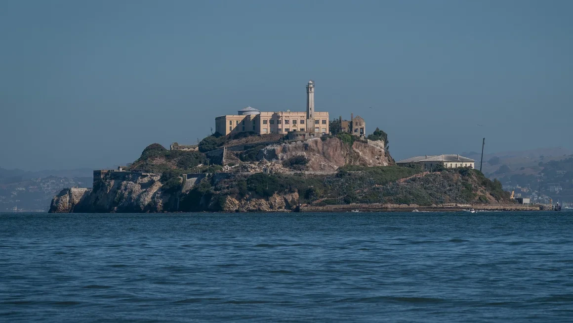 Trump Reopens Alcatraz For ‘Ruthless and Violent Offenders’ 2 A view of Alcatraz Prison on August 16, 2024, near San Francisco, California. (Image Credit: Loren Elliott / Getty Images)