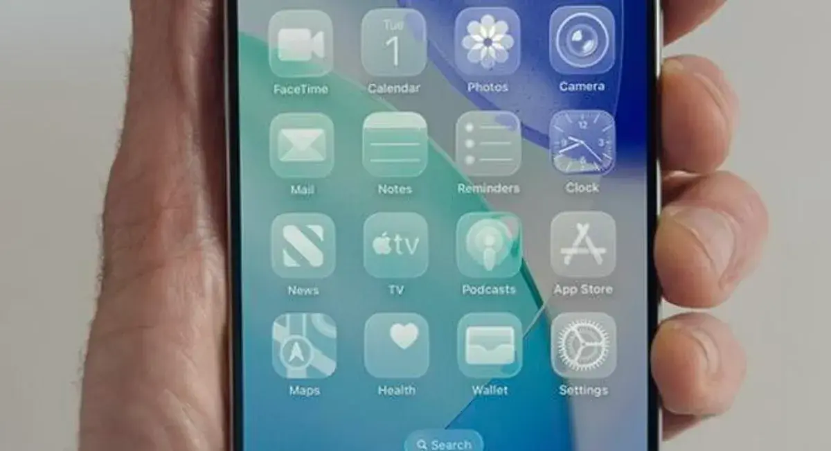 Everything That Was Announced For Apple's iOS 26 At WWDC 1 The new icon re-design look in iOS 26 themed Liquid Glass design. (Image Credit: Apple)