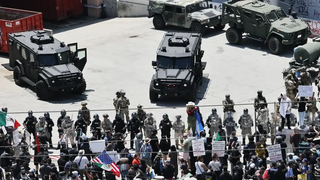 Mayor Karen Bass Issued LA Under Curfew As Riots Still Escalate. (Credit: Mario Tama/Getty Images)