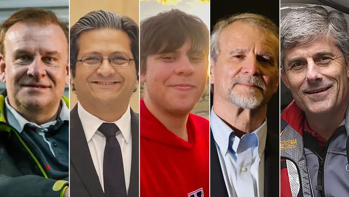 Netflix Releases Titan: The OceanGate Disaster Documentary 2 Titan OceanGate's Victims from left to right: Hamish Harding, Shahzada Dawood, Suleman Dawood, Paul-Henri Nargeolet and Stockton Rush.