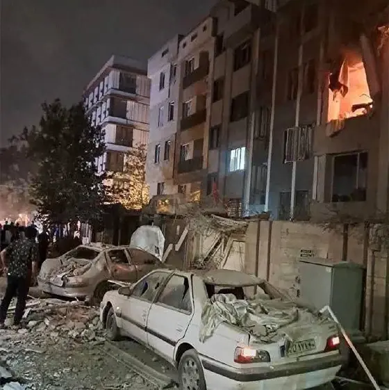 Israel Attack Iran's Nuclear Sites and Military Leadership 1 Israel attack Iran's buiding in Tehran, it was reportedly hit in an Israeli strike early Friday. (Image Credit: IRGC / AFP)