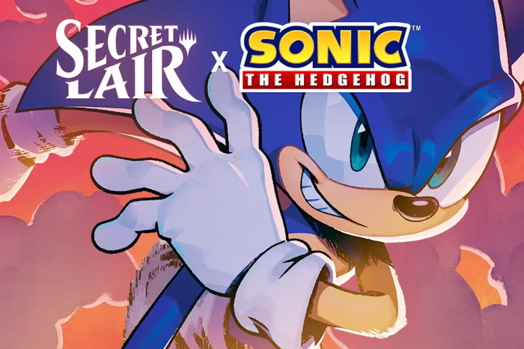 Sonic the Hedgehog Collab With Magic: The Gathering Secret Lair. (Image Source: SEGA/Hasbro)