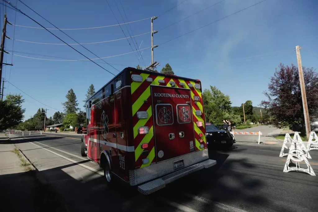 Multiple Idaho firefighters shot when responding to a fire in the Canfield Mountain area outside Coeur d’Alene, Idaho, U.S. June 29, 2025. (Image Credit: Reuters)