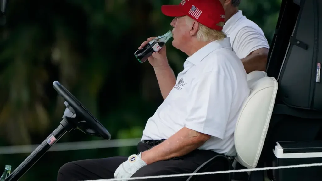 Coca-Cola to Switch to Real Cane Sugar in U.S. Products Following President Trump's Advocacy. (Image Credit: Lynne Sladky / AP)