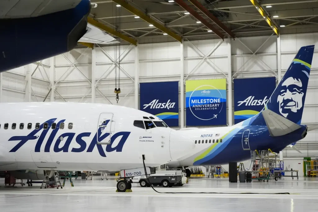 Alaska Airlines Grounds Entire Fleet Due to IT Outage; Operations Resume After Three-Hour Delay. (Image Credit: Lindsey Wasson/AP)