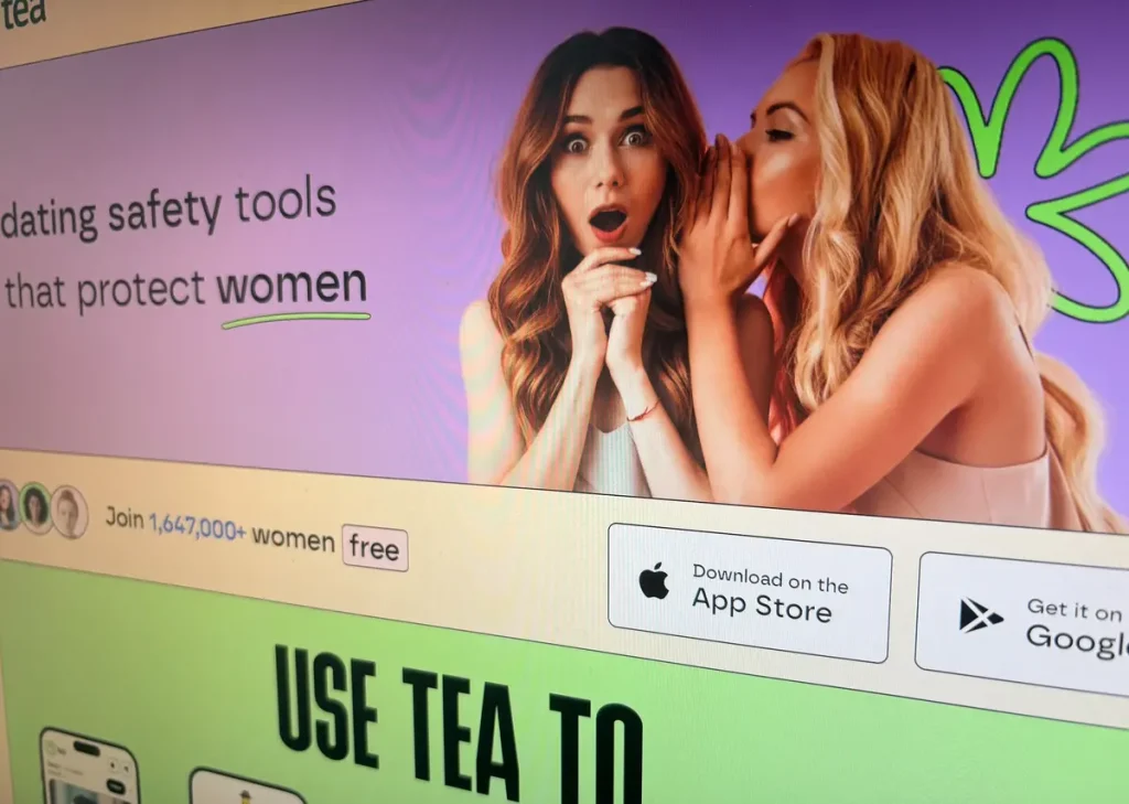 Tea App Hacked: 72,000 Private Images Exposed on 4chan in Major Breach. (Image Source: Tea App official website)