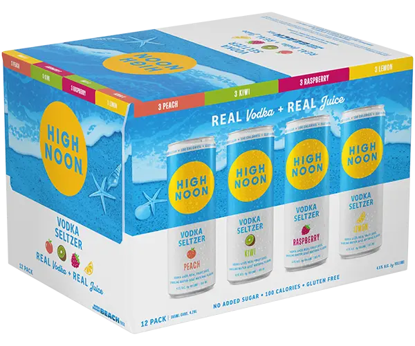 Celsius Recall: Vodka Seltzer Cans Misbranded as Energy Drinks 2 Celsius recalled High Noon product (Image Source: High Noon)